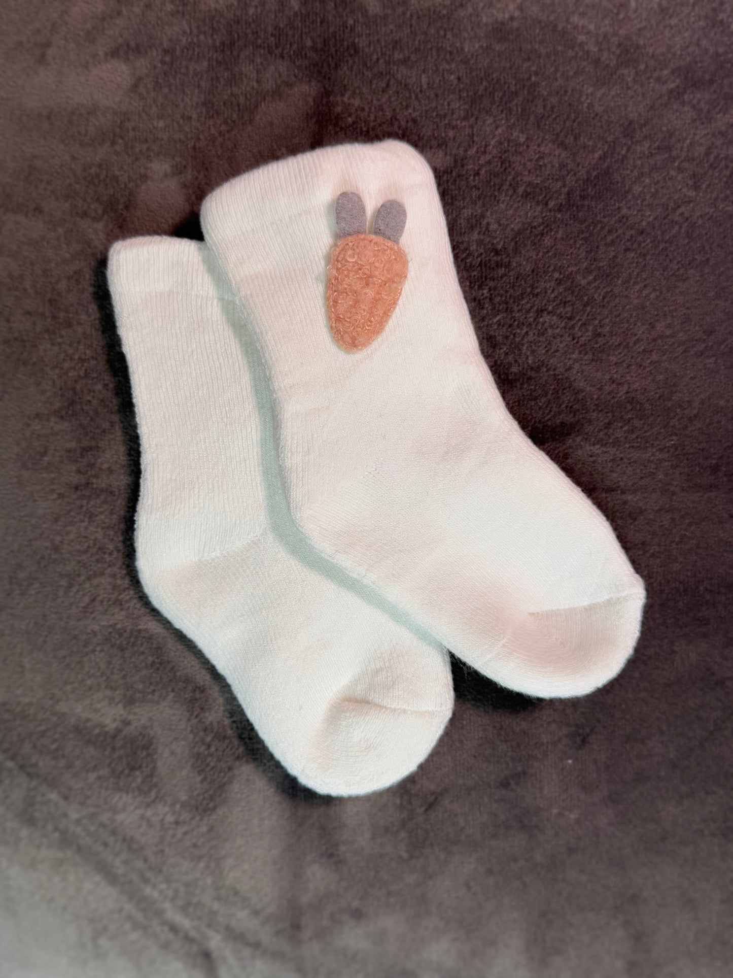 Cute and soft Carrot socks