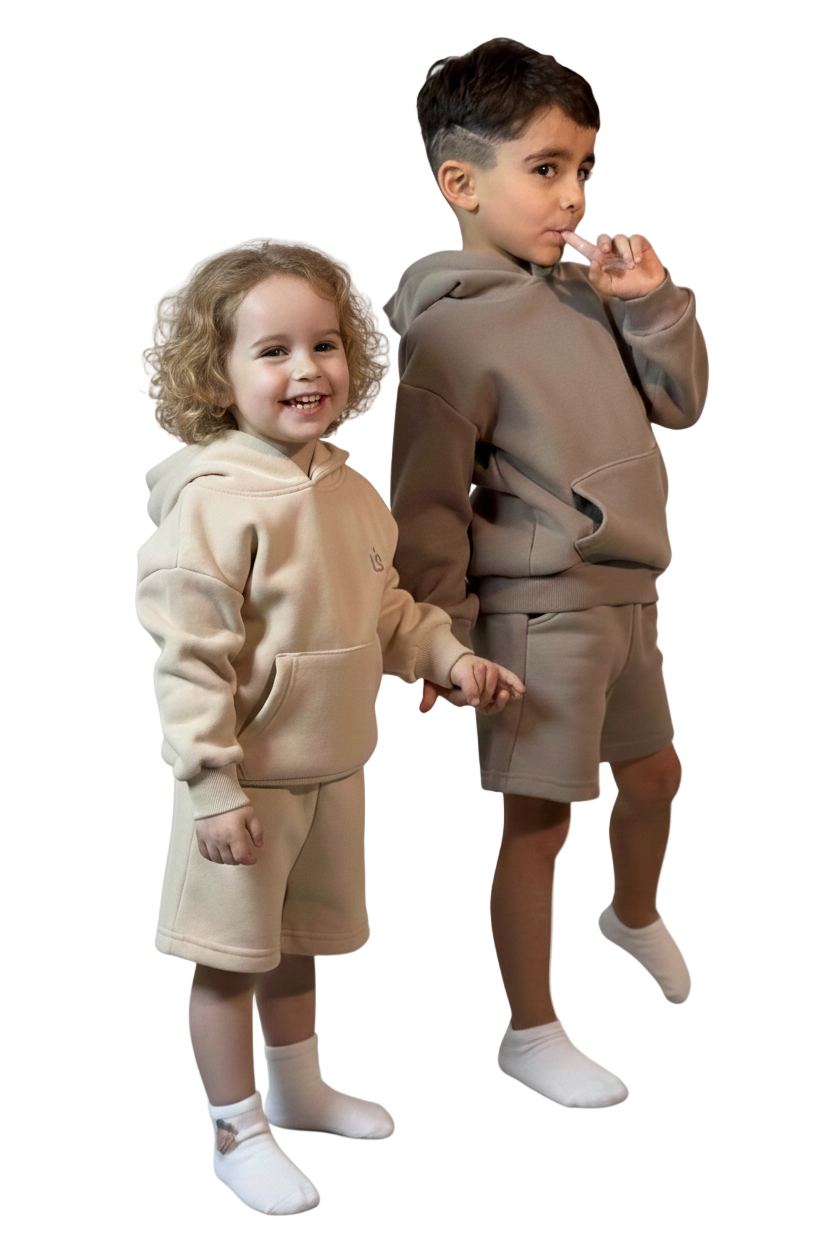 Fleece'n Flex hoodie with shorts