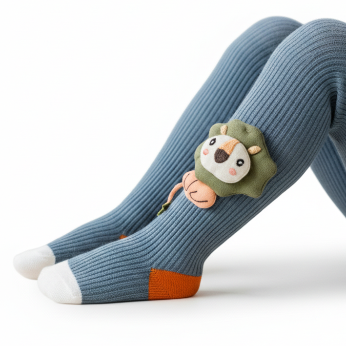 Lion tights for girls