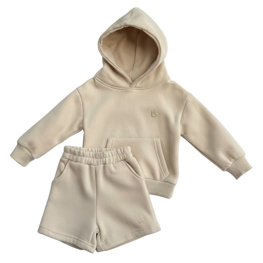 Fleece'n Flex hoodie with shorts