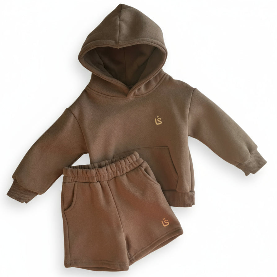 Fleece'n Flex hoodie with shorts