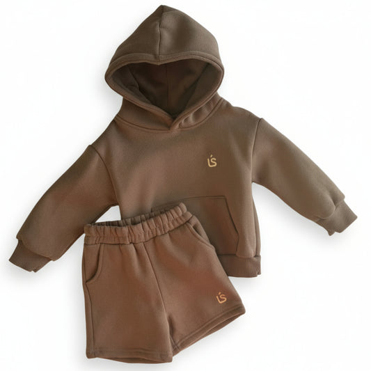 Fleece'n Flex hoodie with shorts