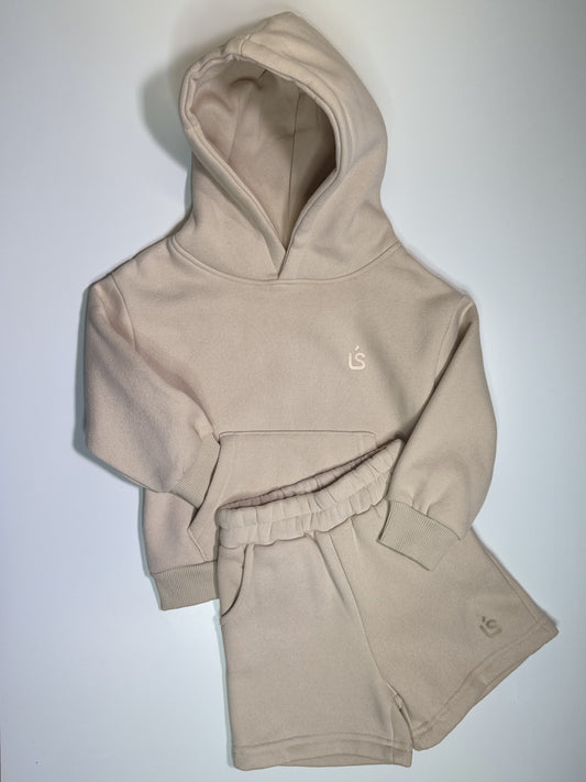 Fleece'n Flex hoodie with shorts
