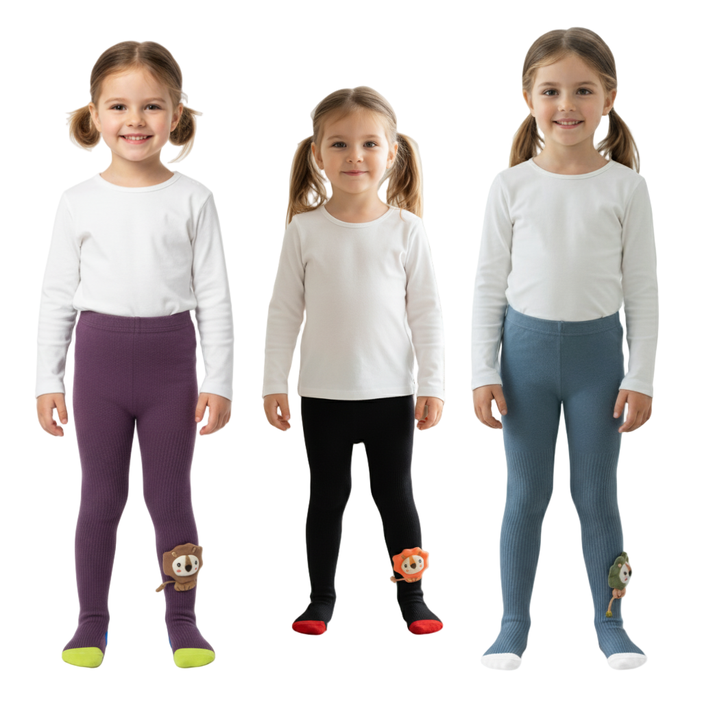 Lion tights for girls
